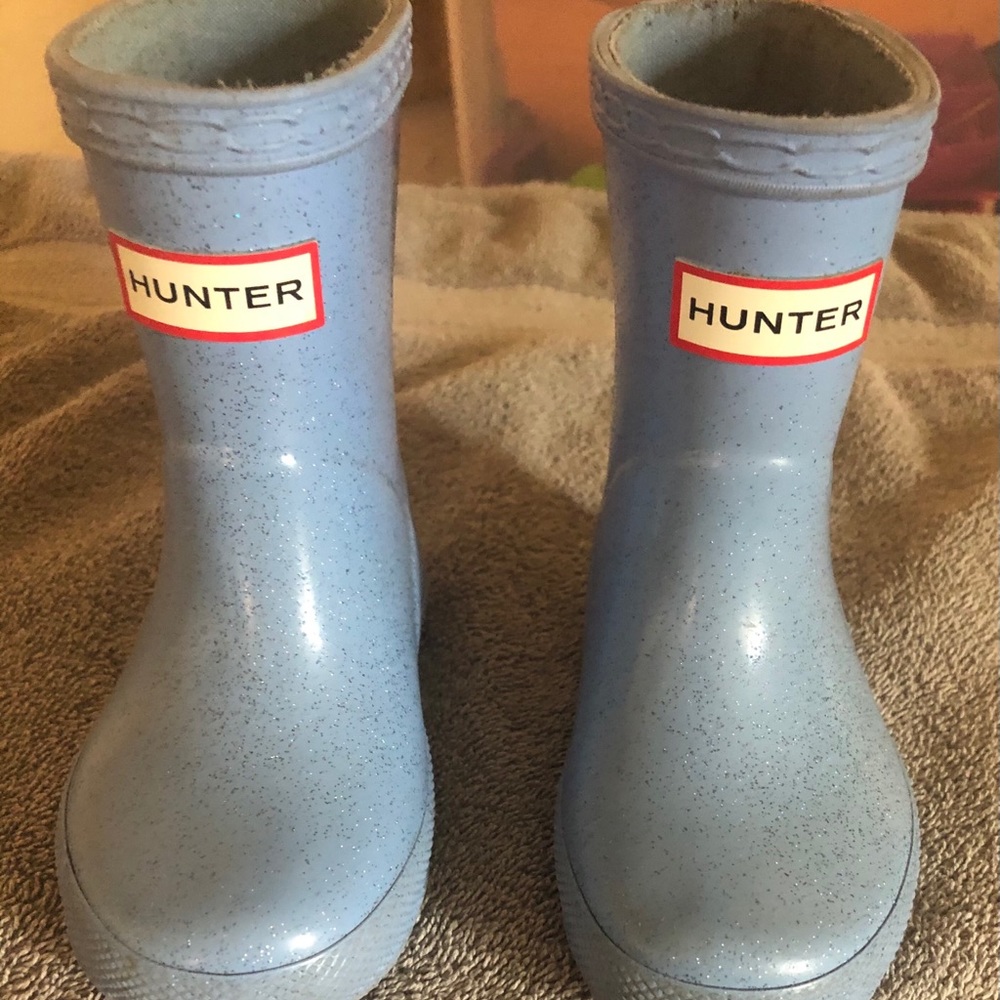 Hunter infant girl size 5 rain boots